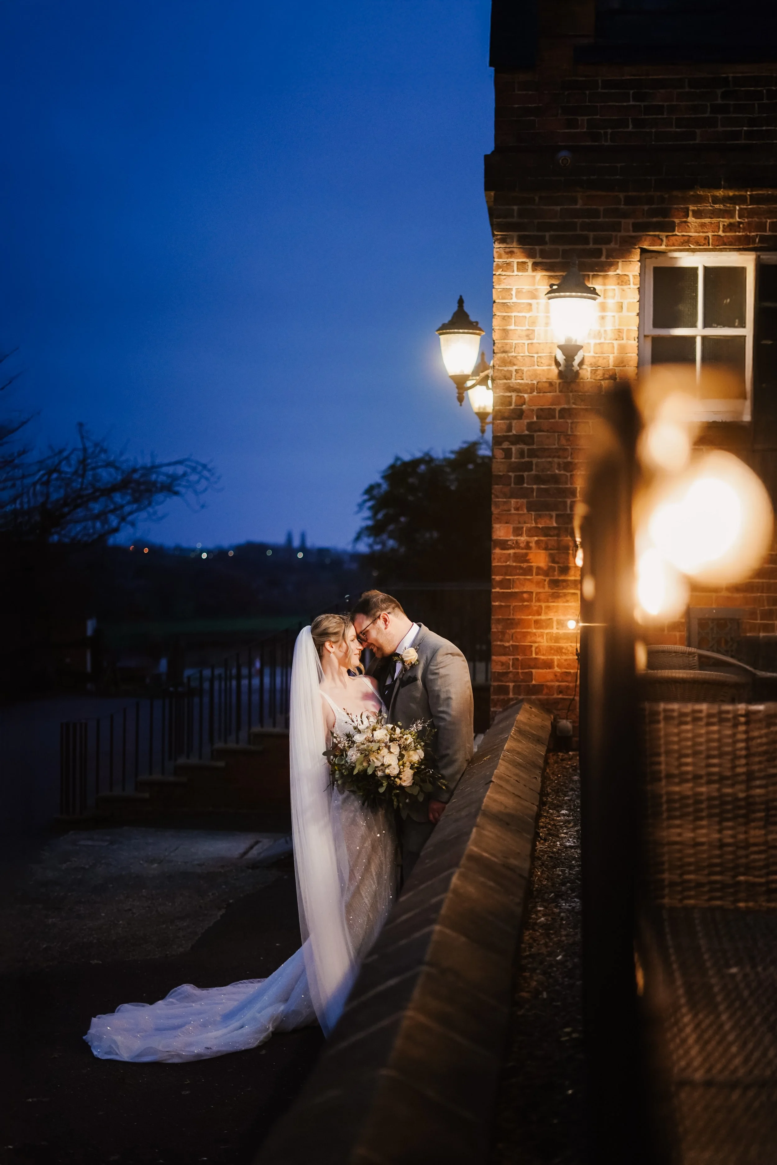 Christmas and Winter Twilight Wedding Venue inspiration Derbyshire
